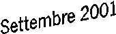 Settembre 2001